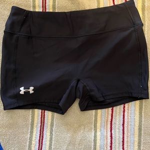Under Amour Heat Gear Fitted Spandex Short/Youth Large